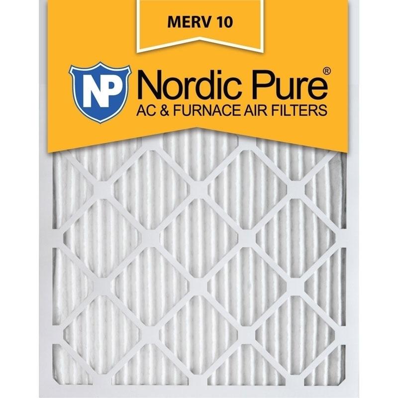 12x18x1 Pleated MERV 10 AC Furnace Filters Qty 6 Made in USA