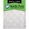 12x18x1 MERV 13 Plus Carbon AC Furnace Filters Qty 6 Made in USA