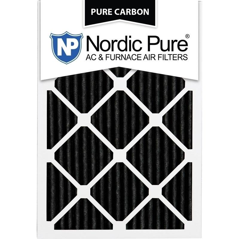 12x18x1 Pure Carbon Pleated AC Furnace Filters Qty 3 Made in USA