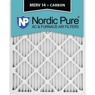 12x24x1 MERV 14 Plus Carbon AC Furnace Filters Qty 6 Made in USA