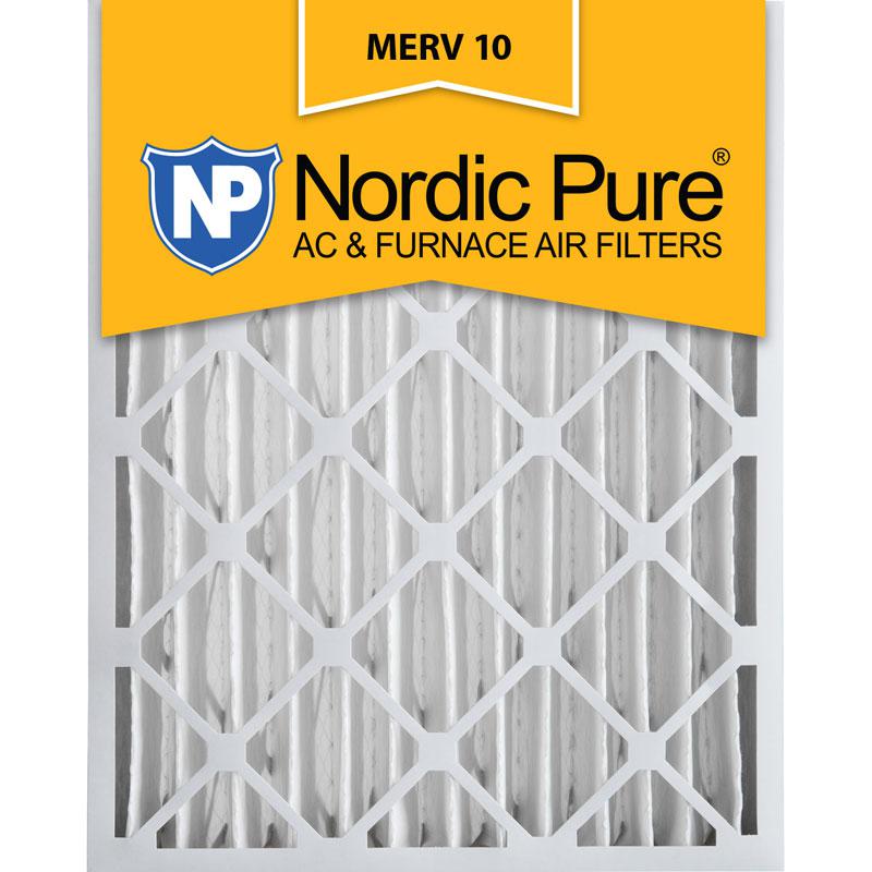 12x24x4 Pleated MERV 10 AC Furnace Filters Qty 1 Made in USA