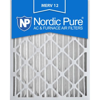 12x24x4 Pleated MERV 12 AC Furnace Filters Qty 2 Made in USA
