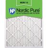 14x20x1 Pleated MERV 13 AC Furnace Filters Qty 12 Made in USA