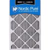 14x20x1 Pleated MERV 12 Plus Carbon AC Filters Qty 12 Made in USA
