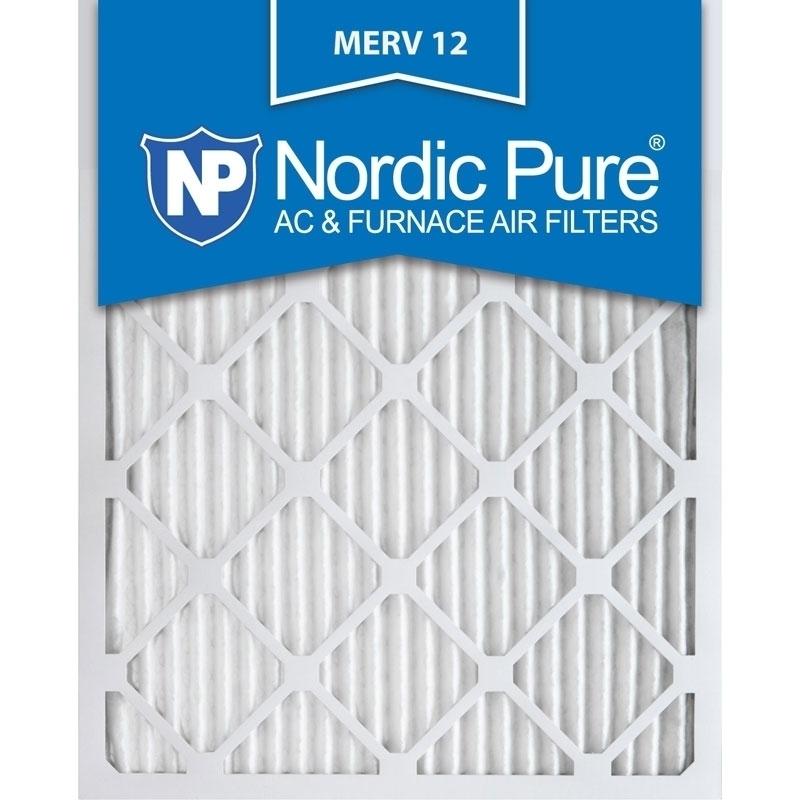 14x24x1 Pleated MERV 12 AC Furnace Filters Qty 6 Made in USA
