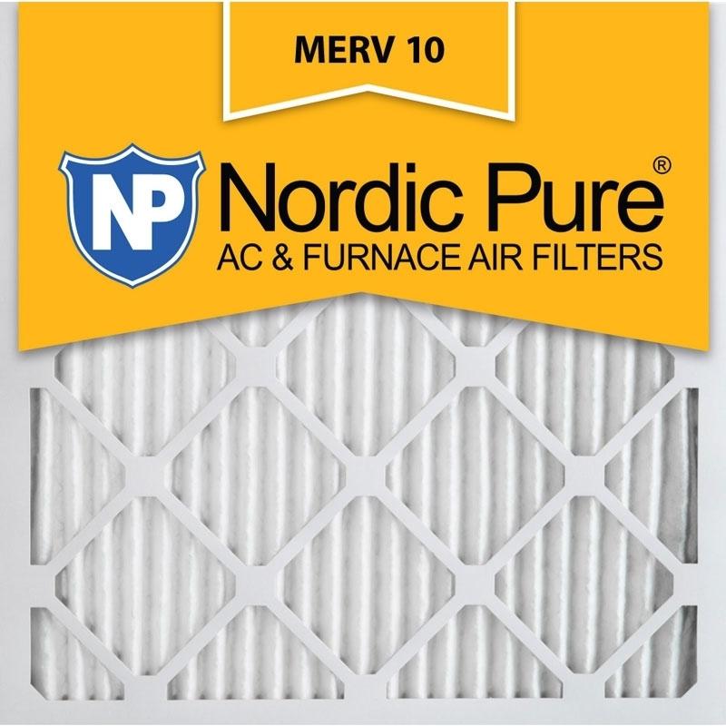 16x16x1 Pleated MERV 10 AC Furnace Filters Qty 6 Made in USA