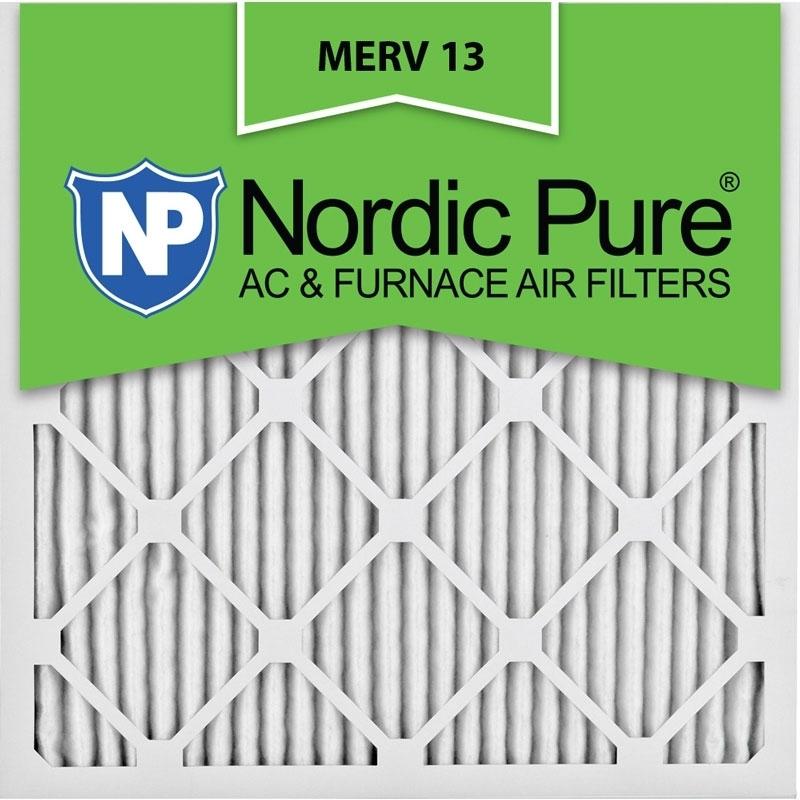 16x16x1 Pleated MERV 13 AC Furnace Filters Qty 6 Made in USA
