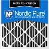 16x16x1 Pleated MERV 12 Plus Carbon AC Filters Qty 24 Made in USA