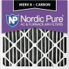 16x16x1 Pleated MERV 8 Plus Carbon AC Filters Qty 24 Made in USA