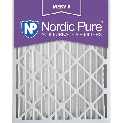 16x20x4 Pleated MERV 8 AC Furnace Filters Qty 6 Made in USA