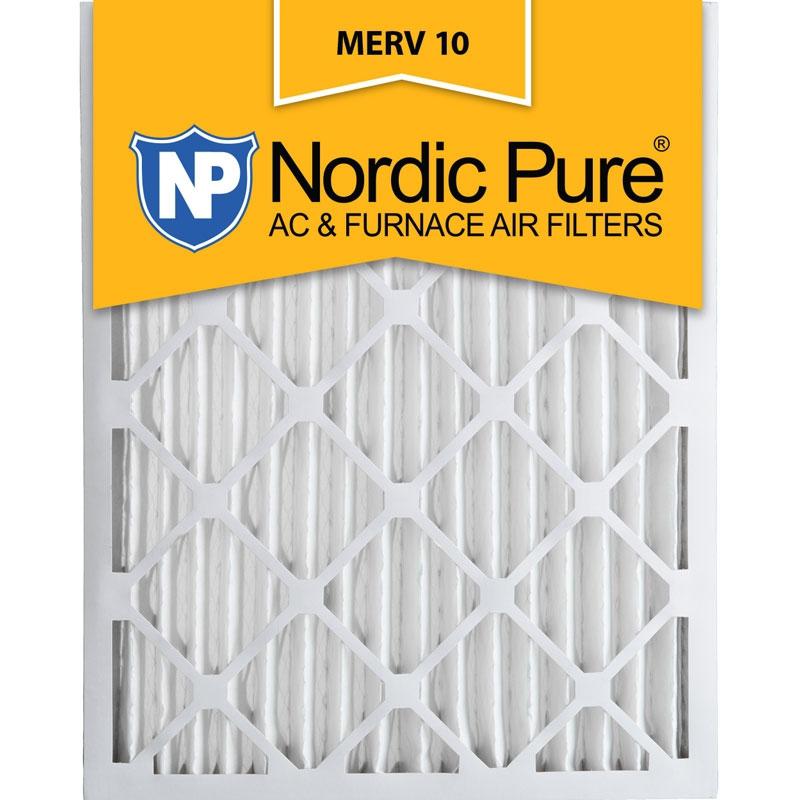 16x24x2 Pleated MERV 10 AC Furnace Filters Qty 3 Made in USA