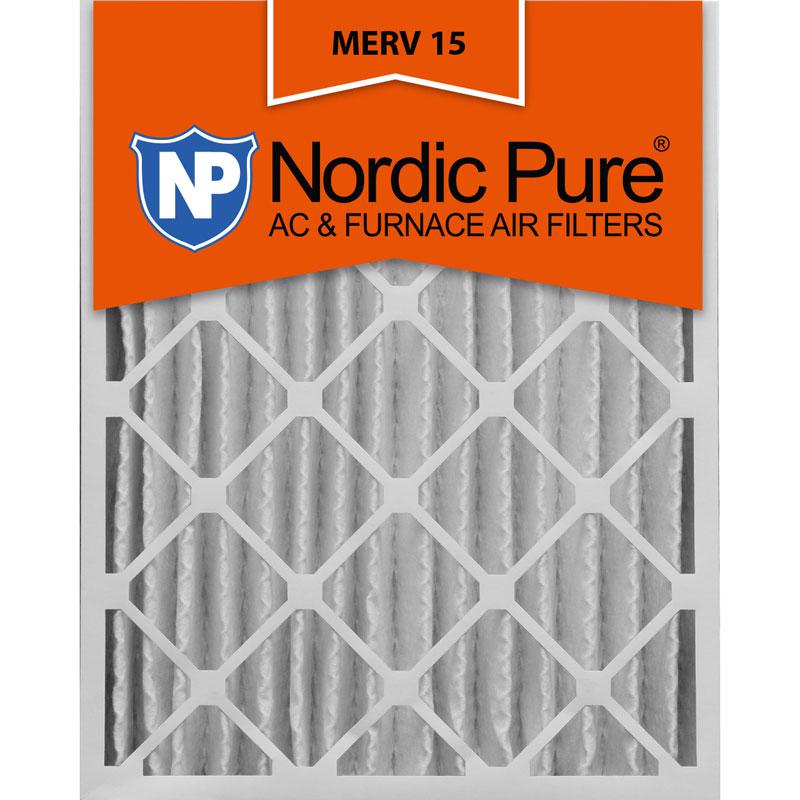 16x24x4 Pleated MERV 15 AC Furnace Filters Qty 6 Made in USA