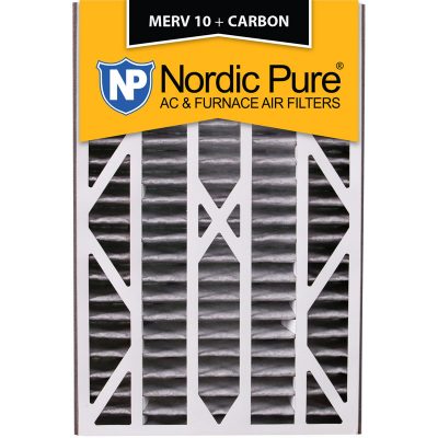 16x25x3 Air Bear Cub Replacement MERV 10 Pleated + Carbon Qty 3 USA