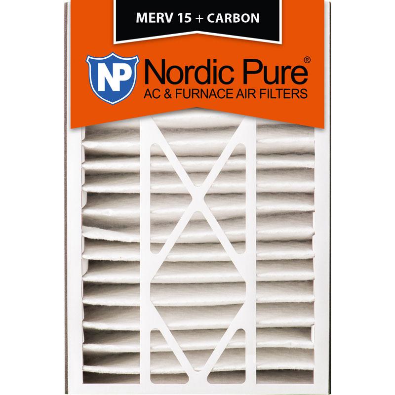 16x25x5 Air Bear Replacement MERV 15 Plus Carbon Qty 2 Made in USA