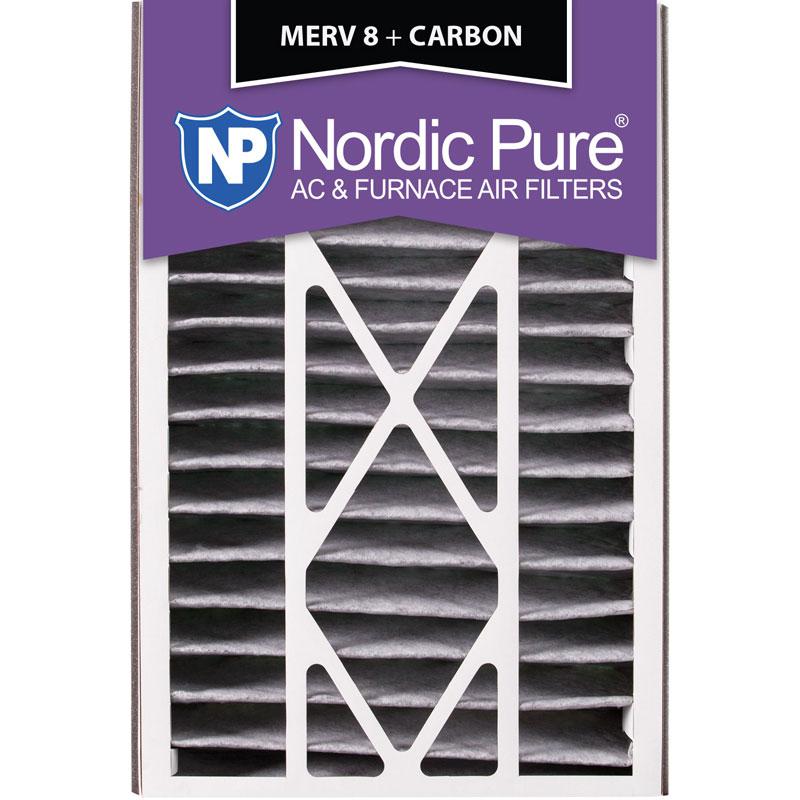 16x25x5 Air Bear Replacement MERV 8 Pleated + Carbon Qty 1 USA