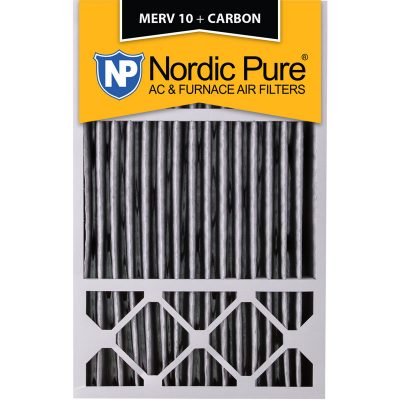 16x25x5 Honeywell Replacement Pleated MERV 10 Plus Carbon Qty 4 USA