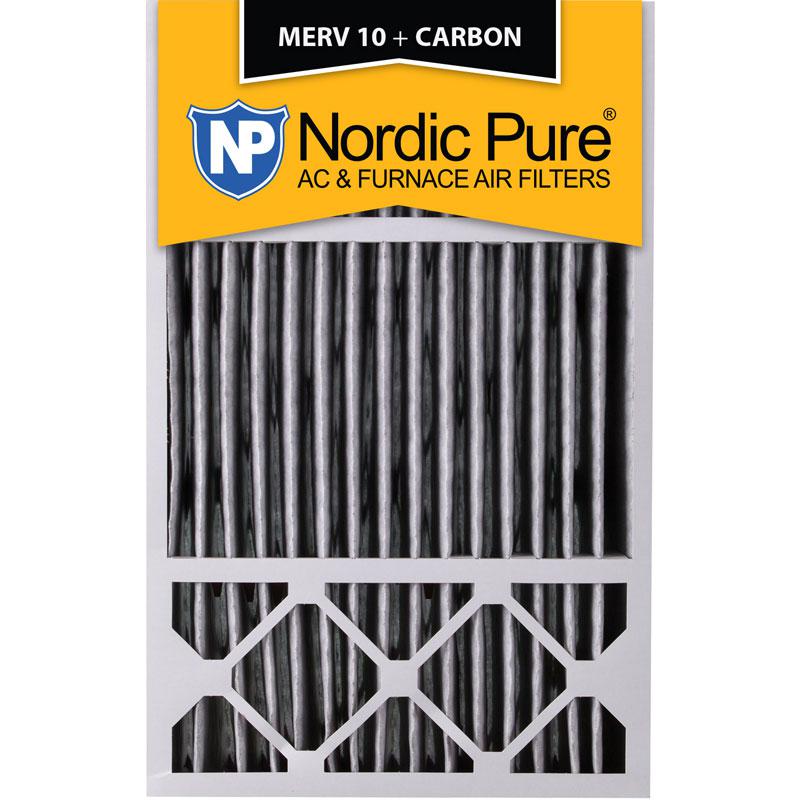 16x25x5 Honeywell Replacement Pleated MERV 10 Plus Carbon Qty 4 USA