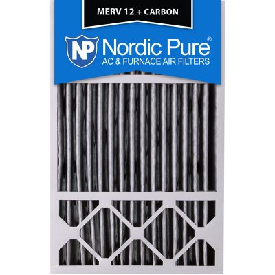 16x25x5 Honeywell Replacement Pleated MERV 12 Plus Carbon Qty 2 USA