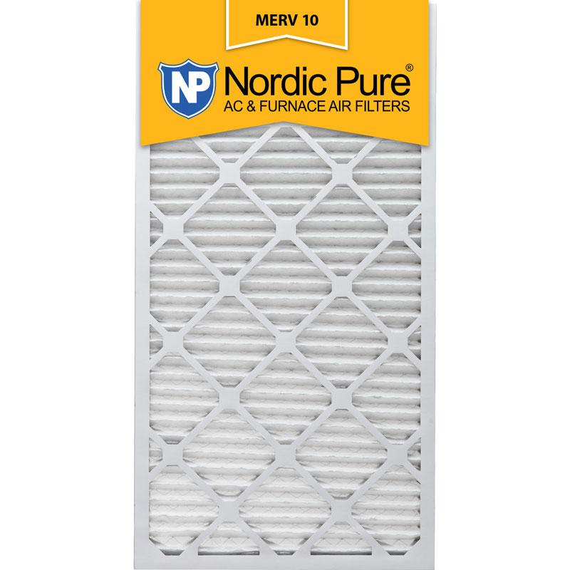 16x30x1 Pleated MERV 10 AC Furnace Filters Qty 6 Made in USA