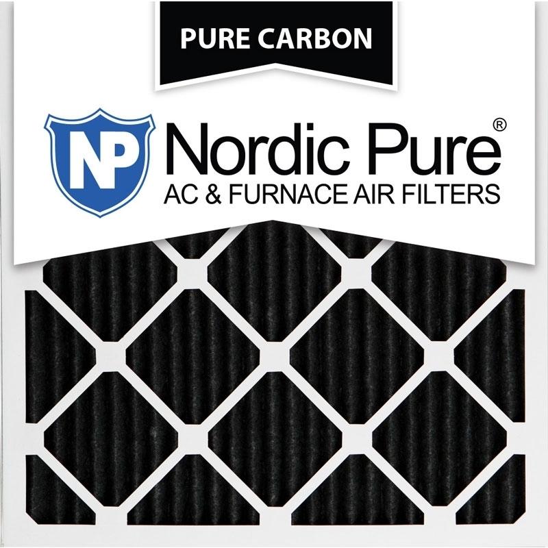 18x18x1 Pure Carbon Pleated AC Furnace Filters Qty 12 Made in USA