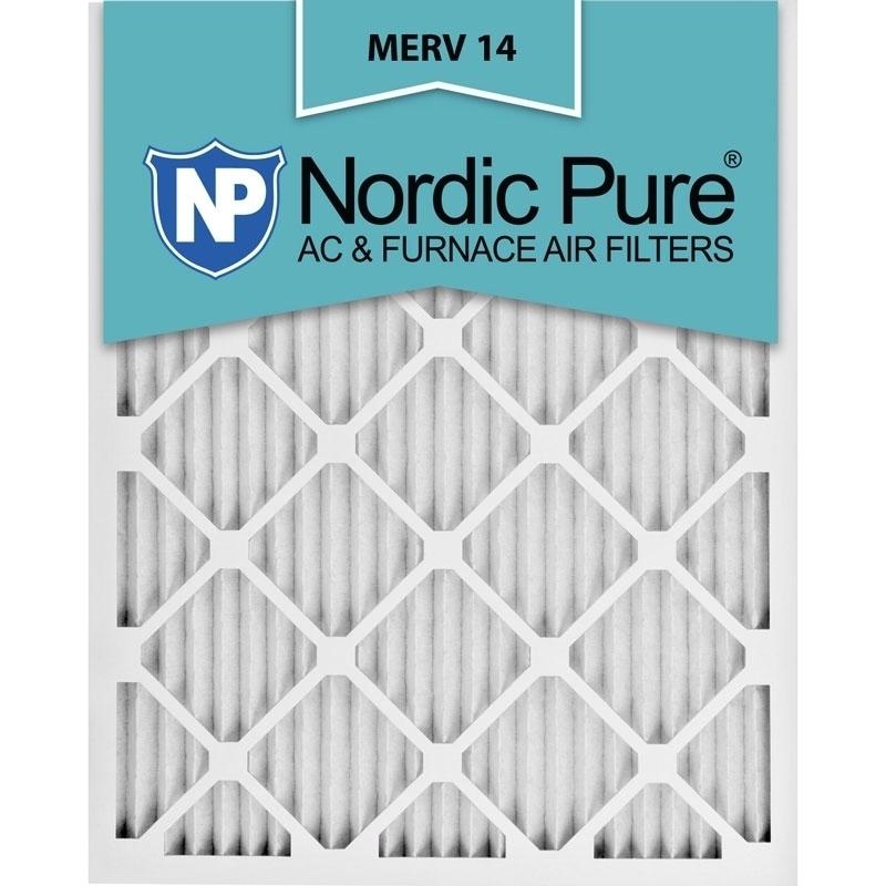18x24x1 Pleated MERV 14 AC Furnace Filters Qty 6 Made in USA