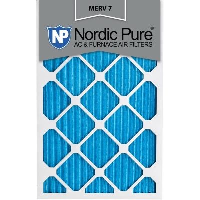18x25x1 Pleated MERV 7 AC Furnace Filters Qty 3 Made in USA