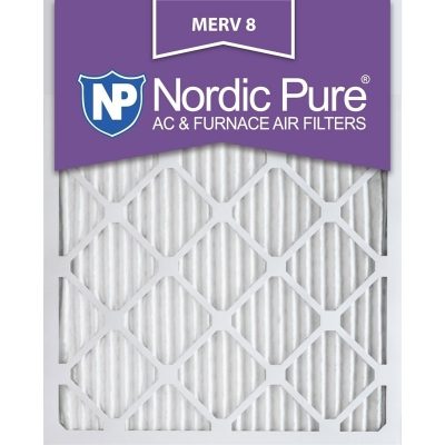 18x25x1 Pleated MERV 8 AC Furnace Filters Qty 3 Made in USA