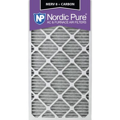 18x30x1 Pleated MERV 8 + Carbon AC Furnace Filters Qty 6 Made in USA