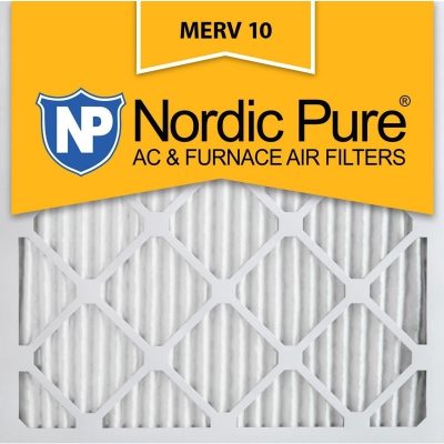 20x20x1 Pleated MERV 10 AC Furnace Filters Qty 6 Made in USA
