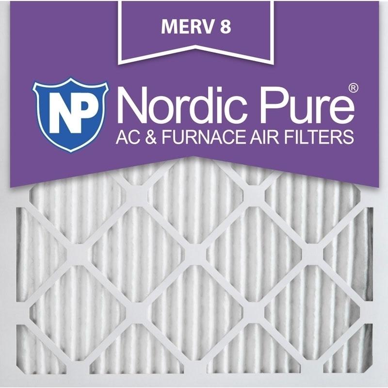 20x20x1 Pleated MERV 8 AC Furnace Filters Qty 3 Made in USA