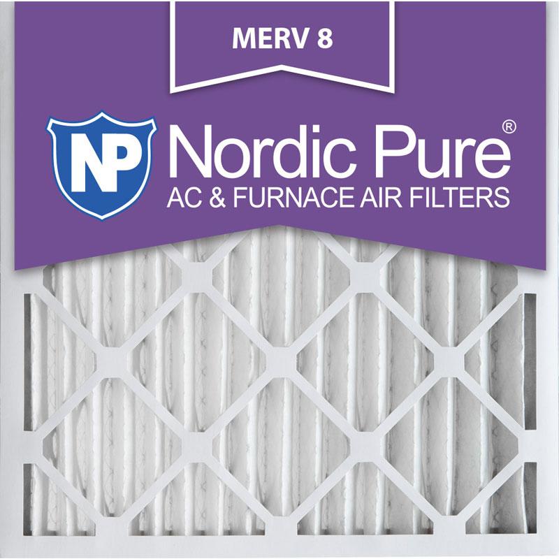 20x20x2 Pleated MERV 8 AC Furnace Filters Qty 12 Made in USA