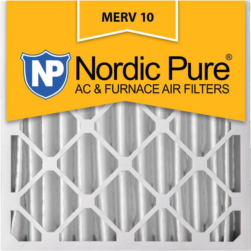 20x20x4 Pleated MERV 10 AC Furnace Filters Qty 6 Made in USA