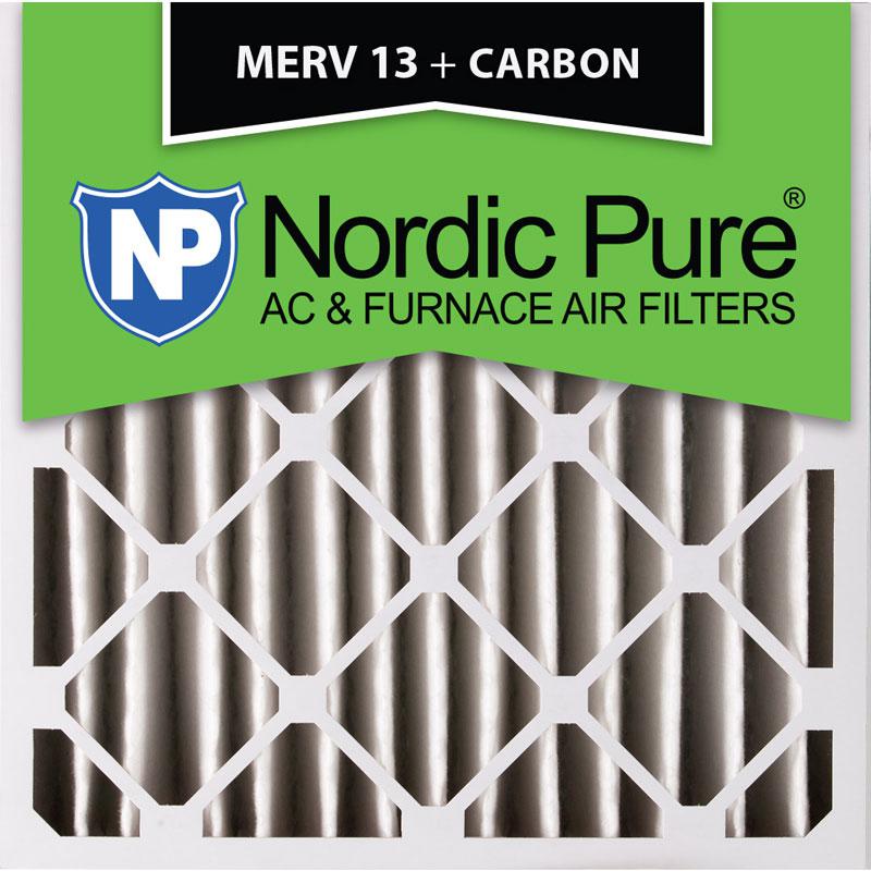 20x20x4 MERV 13 Plus Carbon AC Furnace Filter Qty 1 Made in USA