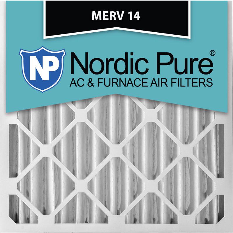 20x20x4 Pleated MERV 14 AC Furnace Filters Qty 1 Made in USA
