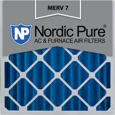 20x20x4 Pleated MERV 7 AC Furnace Filters Qty 6 Made in USA