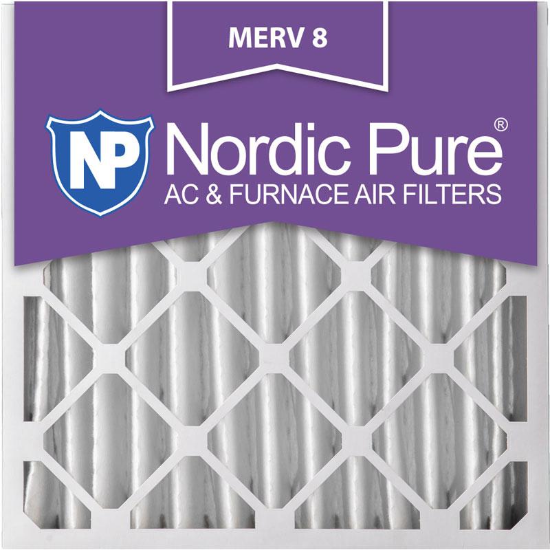 20x20x4 Pleated MERV 8 AC Furnace Filters Qty 2 Made in USA