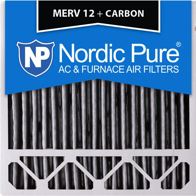 20x20x5 Honeywell Replacement Pleated MERV 12 Plus Carbon Qty 4 USA