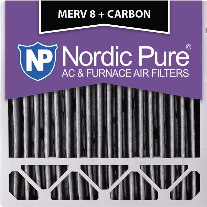 20x20x5 Honeywell Replacement Pleated MERV 8 Plus Carbon Qty 2 USA