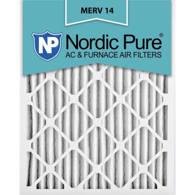 20x25x2 Pleated MERV 14 AC Furnace Filters Qty 3 Made in USA