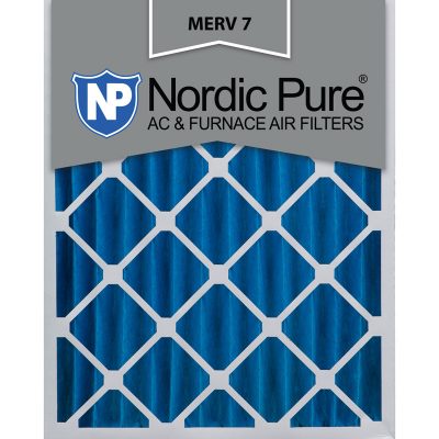 20x25x4 Pleated MERV 7 AC Furnace Filters Qty 2 Made in USA