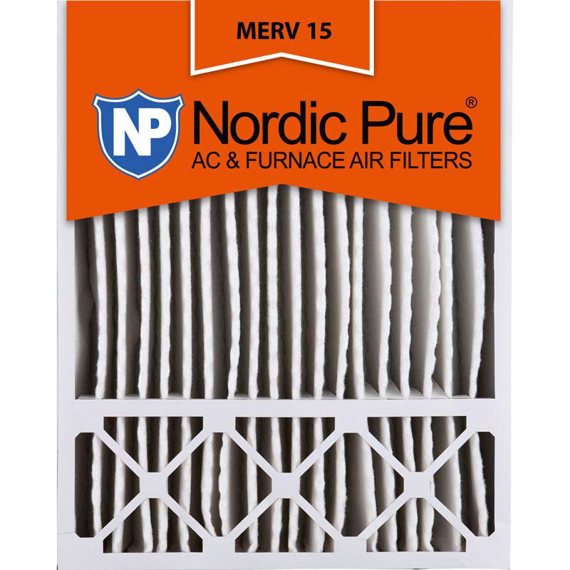 20x25x5 Honeywell Replacement Pleated MERV 15 Air Filters Qty 2