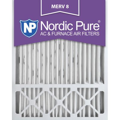 20x25x5 Honeywell Replacement Pleated MERV 8 Air Filters Qty 2