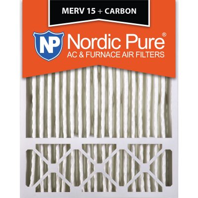 20x25x5 Lennox X6673_X6675 Replacement MERV 15 + Carbon Qty 4