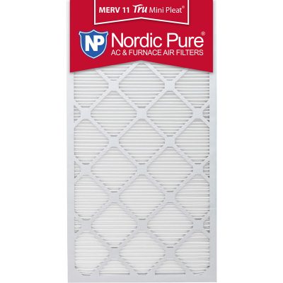 20x30x1 Tru Mini Pleat MERV 11 AC Furnace Filters Qty 3 Made in USA