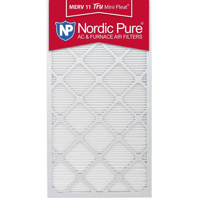 20x30x1 Tru Mini Pleat Merv 11 AC Furnace Filters Qty 6 Made in USA