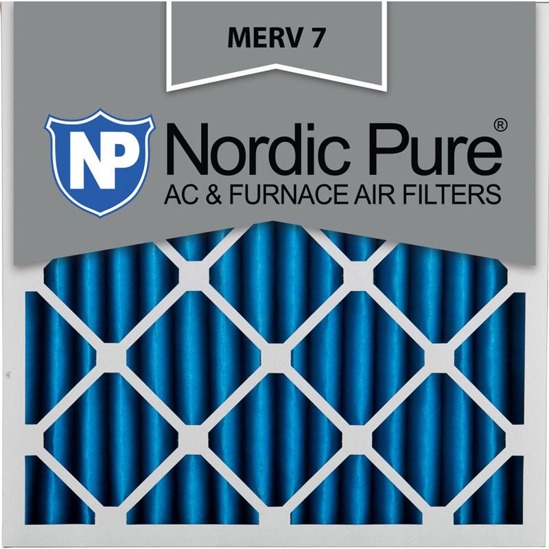 24x24x2 Pleated MERV 7 AC Furnace Filters Qty 3 Made in USA