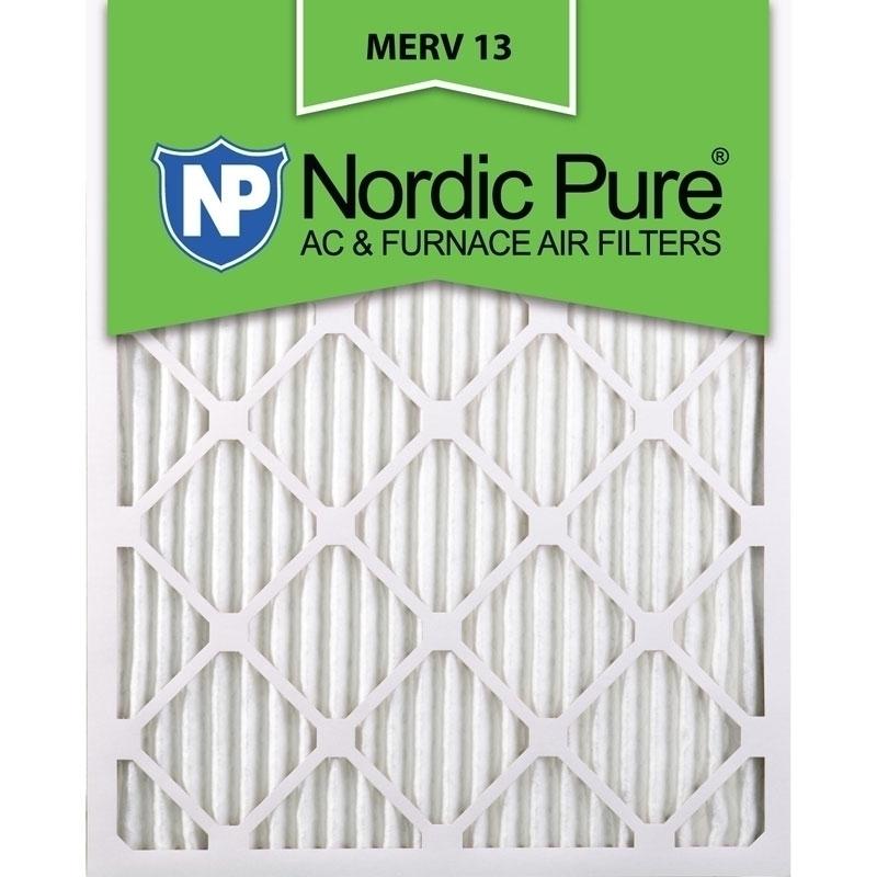 10x20x1 AC Furnace Filters Pleated MERV 13 Qty 6 Made in USA