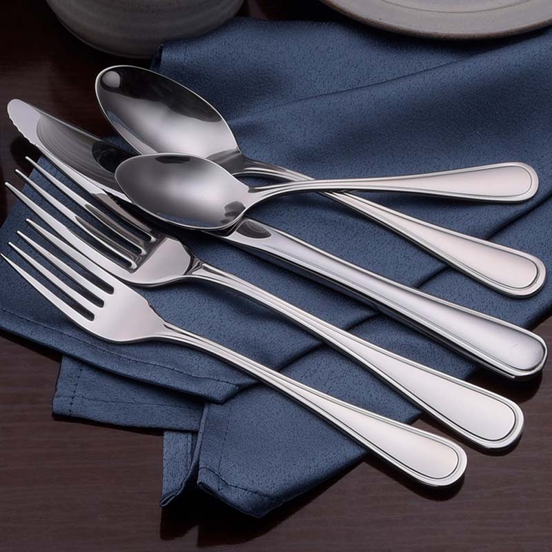 Classic Rim 20pc Flatware Set Made in USA