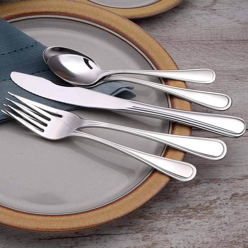 Classic Rim 20pc Flatware Set Made in USA - Image 2