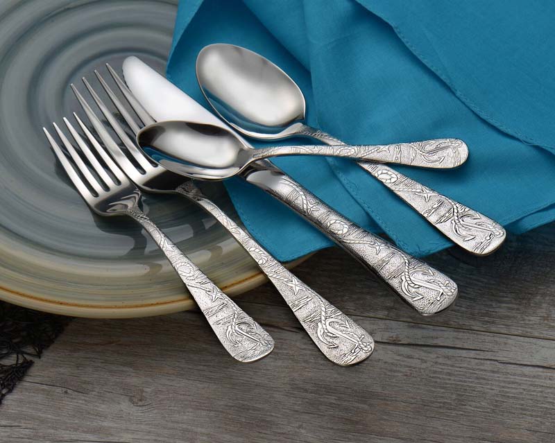 Old Harbor 65pc Flatware Set Made in USA - Image 2